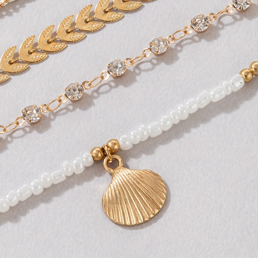 Minimalist Bracelet Chain Linked Simple Holiday Womens Girls Jewellery Gift UK5