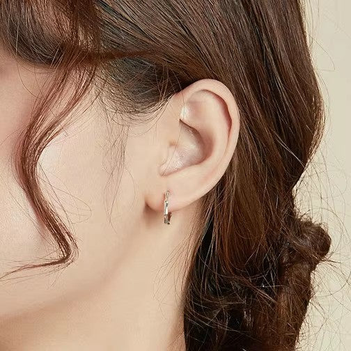 UK Women Ladies Fashion Huggie Hoop Earrings 925 Sterling Silver Plated Gift NEW5