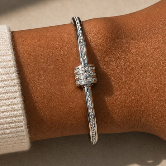 The Dusk & Glow Crystal Bangle